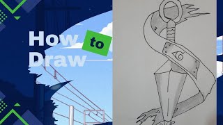 How to Draw Kakashis KUNAI  Kunai drawing tutorial for beginners  Easy Anime Drawing  Kunai [upl. by Adahsar468]