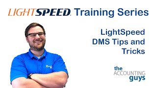 Lightspeed DMS Tips and Tricks [upl. by Fidelas]