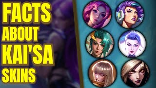 Interesting Facts About EVERY Kaisa Skin  League of Legends [upl. by Nylaret]