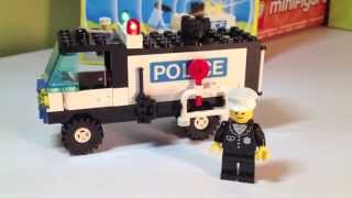 LEGO REVIEW 1 SET 6450 Mobile Police Truck From 1986 [upl. by Llemaj]