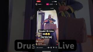 Druski IG Live 👀😂😂 102024 [upl. by Subak]