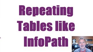 PowerApps Repeating Tables like InfoPath Part 1  Enter the data [upl. by Godfree]