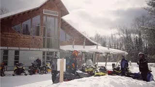 Perfect Snowmobile Vacations at Elk Lake Eco Centre [upl. by Brita]