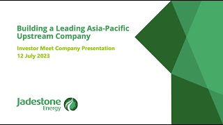 JADESTONE ENERGY PLC  Investor Presentation [upl. by Nylra952]