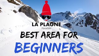 La Plagne Piste Guide Best Area for Beginners 4K [upl. by Obara]