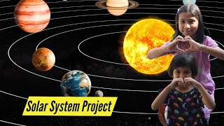 Solar System Project  Pari Fairy vlogs [upl. by Erlina872]