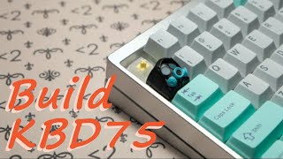 I build a custom keyboard KBD75 with Lubed Gateron Yellow [upl. by Mavilia]