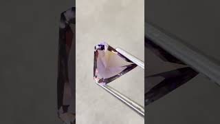 AvailableJust Finished Cutting This Super Cool Color changing Unheated Superman Cut Tanzanite [upl. by Hewet]