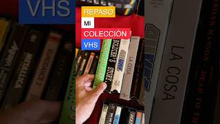 REPASO MI COLECCIÓN DE CINTAS VHS DE TODA MI VIDA 📼 short vhs [upl. by Hplodur119]