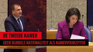 Markuszower De kamervoorzitter kan geen dubbele nationaliteit hebben  Tweede Kamer debat [upl. by Thanasi]