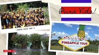 Costa Ricas Pineapple Tour  Baldi Hot Springs  EF Ultimate Break [upl. by Alarick]