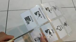 How to laminate paper [upl. by Ahsienek]