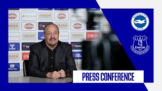 BRIGHTON V EVERTON  RAFA BENITEZ PRESS CONFERENCE  PREMIER LEAGUE GW3 [upl. by Elpmid725]