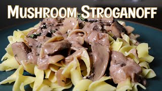 Meatless Mushroom Stroganoff recipe in Under 20 Minutes [upl. by Bush854]