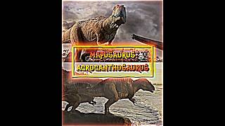 Mapusaurus vs Acrocanthosaurus paleontology dinosaur wisedit vs mapusaurus acrocanthosaurus [upl. by Alverson]