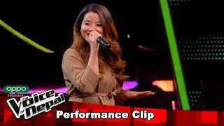 Sanju Moktan quotMayaluquot Blind Audition Performance  The Voice of Nepal S3 [upl. by Llehcam142]