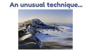 How to create an amazing watercolor painting of a beach in winter [upl. by Anivlek]