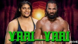 WWE Jinder Mahal amp Shanky  quotVari Variquot [upl. by Aiuqenehs]