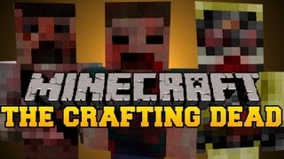 Minecraft Mod Showcase  The Crafting Dead Reborn  Walking DeadDayZ Mod  Mod Review [upl. by Yllib]