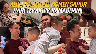 SAHUR HARI TERAKHIR RAFFI CIPUNG MALAH ISENG NGERJAIN RAFATHAR SUBUH2 RAFATHAR SAMPE NANGIS [upl. by Baptiste]