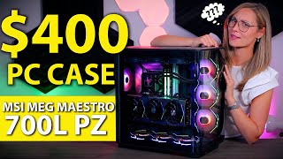 MSIs Most Premium PC Case  MAESTRO 700L PZ Review [upl. by Gainor510]