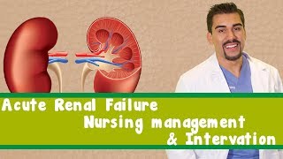 Acute Renal Failure Nursing management amp Interventions [upl. by Melisande100]