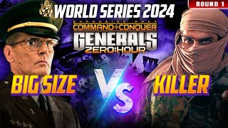 🔴 LIVE  CampC Generals Zero Hour World Series 2024  BiG SiZe vs Killer  Round 1 [upl. by Ennairrac200]