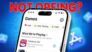 How to Fix App Store Crashing or Not Opening on iPhone  Troubleshoot App Issues [upl. by Liam]