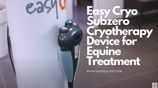 America Cryo Subzero Cryotherapy Device presentation [upl. by Therine37]