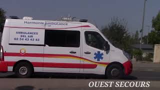 SAMU 41  AMBULANCE ASSU BEL AIR CHU TROUSSEAU 37 [upl. by Sidwell442]