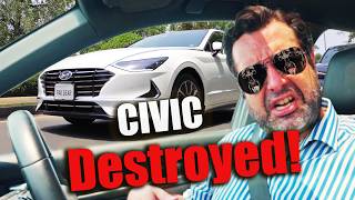 We Test RS Civic Vs Sonata Shocking Results [upl. by Landa]