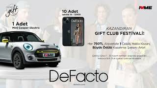 defacto Gift Club ile 750 TL Alışverişine Mini Cooper ve iPhone 14 Kazanma Fırsatını Kaçırma [upl. by Chap]