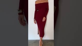 The Amora Dress in Burgundy [upl. by Mccullough95]