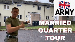 British Army Married Quarter Tour  British Army Housing [upl. by Macdougall]