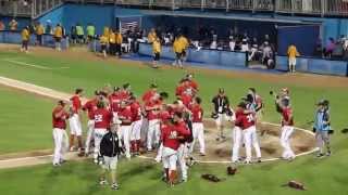 2015 PANAM Gold medal baseball  Canada vs USA [upl. by Dowlen750]