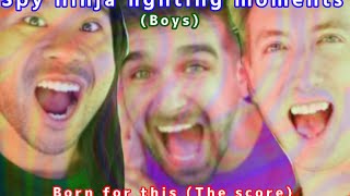 Spy ninja fighting moments  Music video Born for ThisThe Score  AmyJudielle [upl. by Gertie]