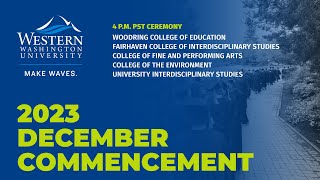 Woodring College of Education Fairhaven College Ceremony 3 Saturday December 16 at 4pm [upl. by Nomelihp]