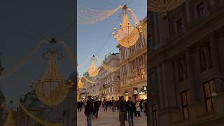 Vienna Walking Tour  Christmas Time [upl. by Lupien]