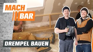 Drempel bauen Trockenbau im Dachgeschoss  OBI [upl. by Gonzales]