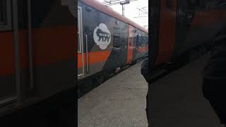 22500 Deoghar Vande Bharat Express Varanasi Jn to Deoghar Jn [upl. by Litnahs]