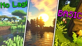 5 Basic No Lag Shaders For MCPE 117  Minecraft Pocket Edition [upl. by Voss]