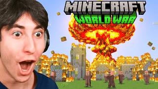 Minecraft Villager MOVIE World War [upl. by Atsahs]