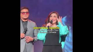 VERY EMOTIONAL SHARON CUNETA  Dear Heart Concert Tour  Winnipeg 4 [upl. by Shere]