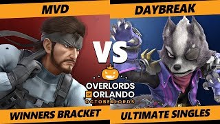 Overlords SSBU  TG  MVD Snake Vs Daybreak Wolf Smash Ultimate Tournament Winners Bracket [upl. by Lebiralc655]