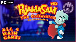 The Pajama Sam Collection PC  ALL 4 Main Games HD Walkthrough  No Commentary [upl. by Isbel]