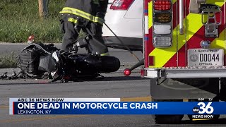 One person dead from motorcycle crash 100824 [upl. by Odelinda9]