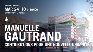 Conférence de Manuelle GAUTRAND [upl. by Naeruat157]