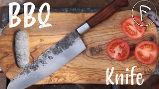 Forging an Integral Bolster Knife  Knife Making [upl. by Darraj]