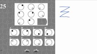 IQ TEST matrix 25 SOLVED AND EXPLAINED [upl. by Eilac719]