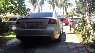 Pontiac G8 GT Straight Pipe Cold Start [upl. by Krisha]